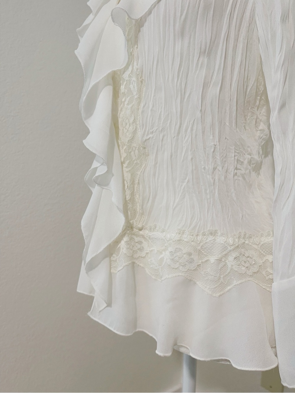 Sunny Taylor Vintage Bohemian Crinkle Blouse - Picture 6 of 8